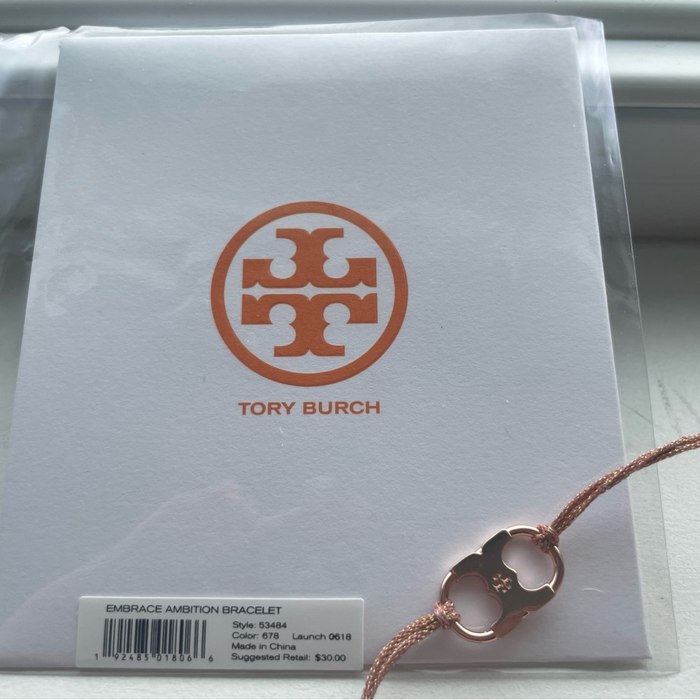 Tory Burch Rose Gold Embrace Bracelet